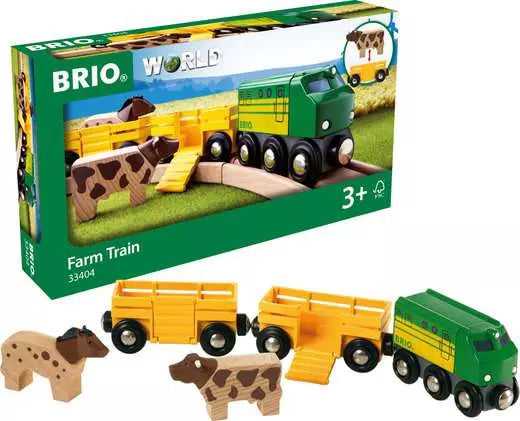 BRIO World - Train des Animaux de la Ferme