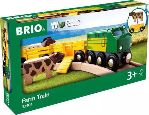 BRIO World - Train des Animaux de la Ferme