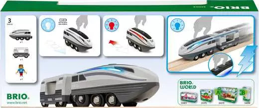 BRIO World - Locomotive à piles Super Rapide