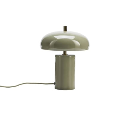 Petite lampe rétro en métal émaillé