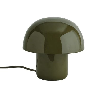 Petite lampe champignon métal émaillé