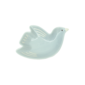 Coupelle Cui Cui oiseau bleu givré