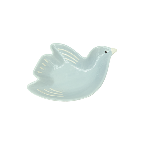 Coupelle Cui Cui oiseau bleu givré