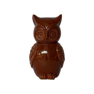 Hibou en céramique Terracotta