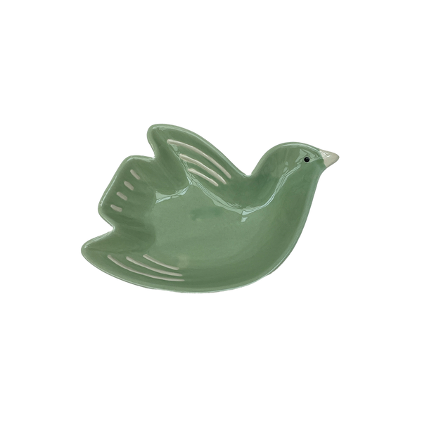 Coupelle Cui Cui oiseau bleu givré