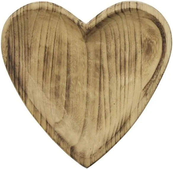 Plat en bois cœur Madam Stoltz