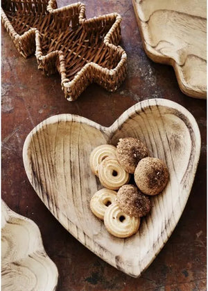 Plat en bois cœur Madam Stoltz