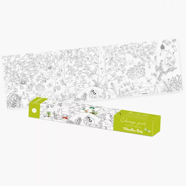 Coloriage géant le botaniste