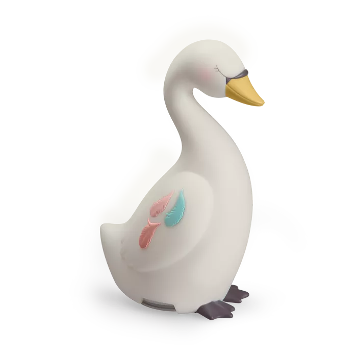 Lampe veilleuse cygne