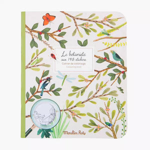 Cahier de coloriage et stickers le botaniste