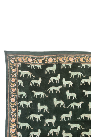 Big foulard Latika Bengale vert