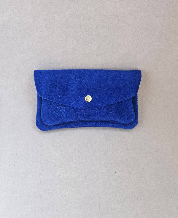 Pochette cuir effet daim - kangourou: Gazon