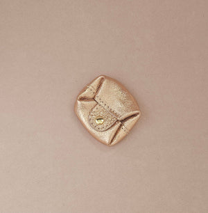Porte monnaie carré cuir Crapaud: Mint