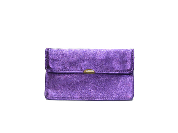Porte monnaie cuir tout en un compact: Acier