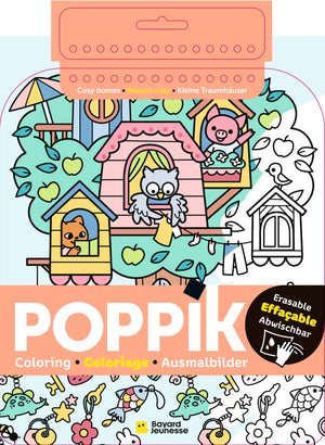 COLORIAGE EFFACABLE COSY HOME Poppik