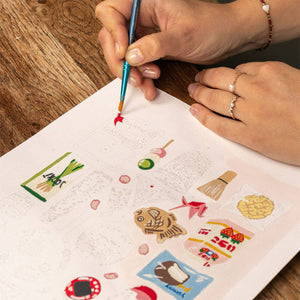 Kit peinture au numéro - Week-end à Tokyo