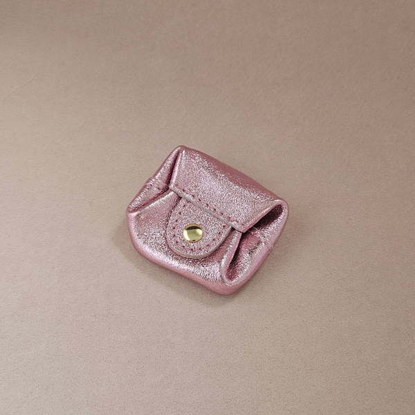 Porte monnaie carré cuir Crapaud: Mint