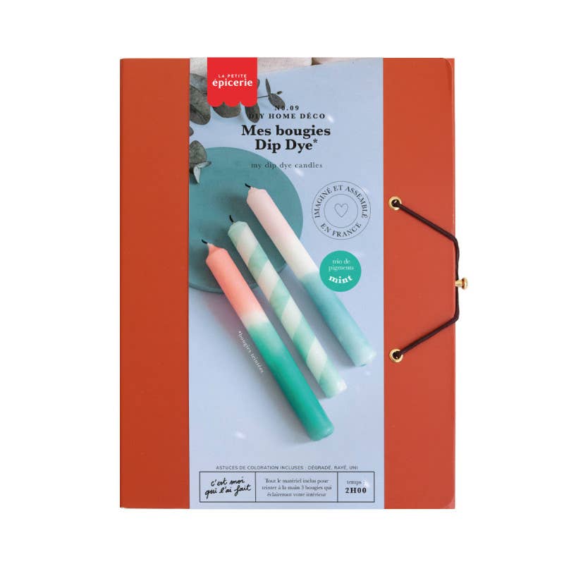 DIY Home Deco 09 - My Dip Dye Candles - Mint