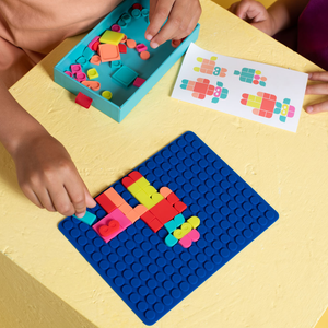 Silipop bleu – Mosaïques à clipser en silicone dès 3 ans