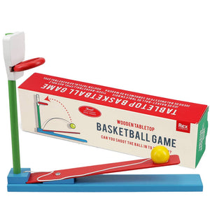 Jeu de basketball de table en bois