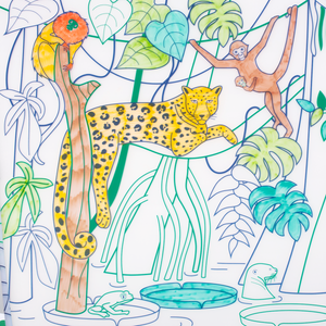 Coloriage éducatif-Set en silicone AMAZONIA 5 feutres inclus