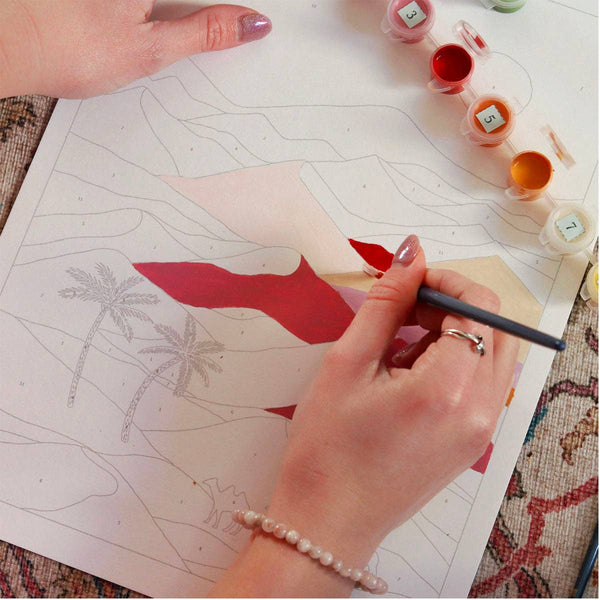 Kit peinture au numéro - Sahara