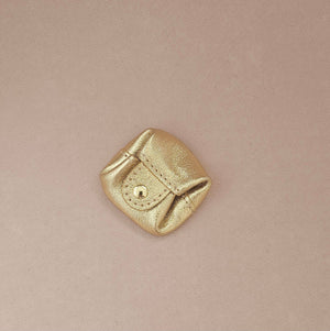 Porte monnaie carré cuir Crapaud: Fuxia