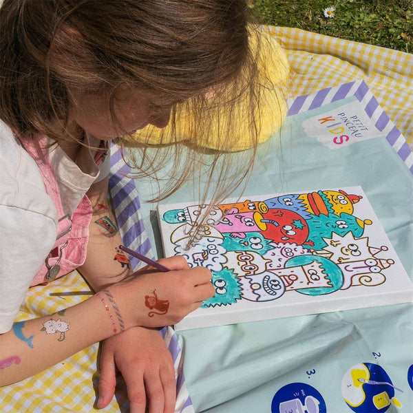 Kit peinture au numéro - Petit Pinceau Kids Fun Gang