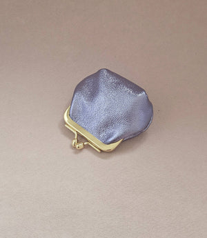 Mini bourse cuir rétro: Mint