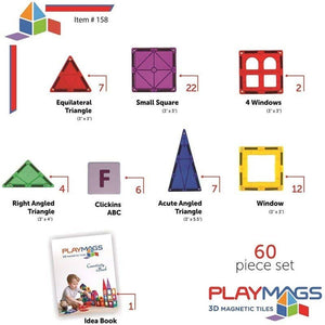 Playmags Ensemble de démarrage de 60 pièces