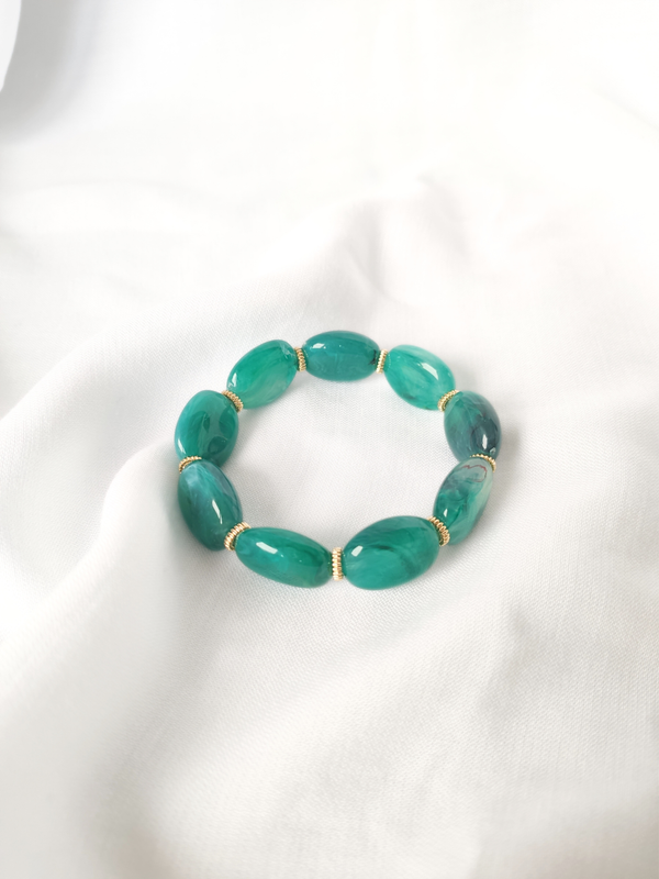 Bracelet JANE: Ivoire / S/M = 18 cm