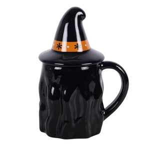Mug à couvercle Sorcière folklorique effrayante