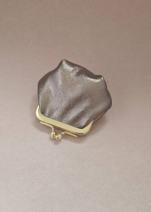 Mini bourse cuir rétro: Mint